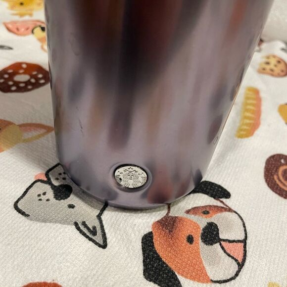 Starbucks Ombré Purple Green Silver Vacuum Insulated 20 OZ Stainless Tumbler - Picture 10 of 16